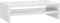 vidaXL - Monitorstandaard - 42x24x13 - cm - bewerkt - hout - hoogglans - wit
