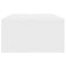 vidaXL - Monitorstandaard - 42x24x13 - cm - bewerkt - hout - hoogglans - wit