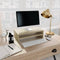 vidaXL - Monitorstandaard - 42x24x13 - cm - bewerkt - hout - sonoma - eikenkleurig