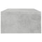 vidaXL - Monitorstandaard - 42x24x13 - cm - bewerkt - hout - betongrijs