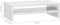 vidaXL - Monitorstandaard - 42x24x13 - cm - bewerkt - hout - betongrijs