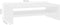 vidaXL - Monitorstandaard - 42x24x13 - cm - bewerkt - hout - wit