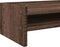 vidaXL - Monitorstandaard - 42x24x16 - cm - bewerkt - hout - bruin - eikenkleurig