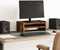 vidaXL - Monitorstandaard - 42x24x16 - cm - bewerkt - hout - gerookt - eikenkleurig