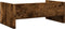 vidaXL - Monitorstandaard - 42x24x16 - cm - bewerkt - hout - gerookt - eikenkleurig