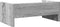 vidaXL - Monitorstandaard - 42x24x16 - cm - bewerkt - hout - grijs - sonoma - eiken