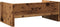vidaXL - Monitorstandaard - 42x24x16 - cm - bewerkt - hout - oud - houtkleurig