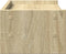 vidaXL - Monitorstandaard - 42x24x16 - cm - bewerkt - hout - sonoma - eikenkleurig