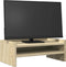 vidaXL - Monitorstandaard - 42x24x16 - cm - bewerkt - hout - sonoma - eikenkleurig