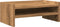 vidaXL - Monitorstandaard - 42x24x16 - cm - bewerkt - hout - artisanaal - eikenkleur