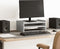 vidaXL - Monitorstandaard - 42x24x16 - cm - bewerkt - hout - betongrijs