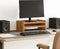 vidaXL - Monitorstandaard - 42x24x16 - cm - bewerkt - hout - artisanaal - eikenkleur