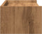 vidaXL - Monitorstandaard - 42x24x16 - cm - bewerkt - hout - artisanaal - eikenkleur