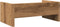 vidaXL - Monitorstandaard - 42x24x16 - cm - bewerkt - hout - artisanaal - eikenkleur