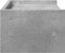 vidaXL - Monitorstandaard - 42x24x16 - cm - bewerkt - hout - betongrijs