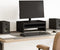 vidaXL - Monitorstandaard - 42x24x16 - cm - bewerkt - hout - zwart