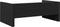 vidaXL - Monitorstandaard - 42x24x16 - cm - bewerkt - hout - zwart