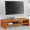 vidaXL - Monitorstandaard - 50x24x13 - cm - massief - grenenhout - wasbruin