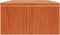 vidaXL - Monitorstandaard - 50x24x13 - cm - massief - grenenhout - wasbruin