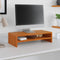 vidaXL - Monitorstandaard - 50x24x13 - cm - massief - grenenhout - wasbruin
