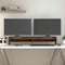 vidaXL - Monitorstandaard - 50x24x16 - cm - massief - grenenhout - honingbruin
