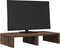 vidaXL - Monitorstandaard - 50x27x10 - cm - bewerkt - hout - bruin - eikenkleurig