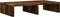 vidaXL - Monitorstandaard - 50x27x10 - cm - bewerkt - hout - gerookt - eikenkleurig