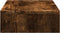 vidaXL - Monitorstandaard - 50x27x10 - cm - bewerkt - hout - gerookt - eikenkleurig