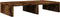 vidaXL - Monitorstandaard - 50x27x10 - cm - bewerkt - hout - gerookt - eikenkleurig