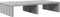 vidaXL - Monitorstandaard - 50x27x10 - cm - bewerkt - hout - grijs - sonoma - eiken