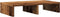 vidaXL - Monitorstandaard - 50x27x10 - cm - bewerkt - hout - oud - houtkleurig