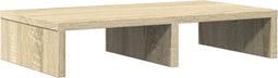 vidaXL - Monitorstandaard - 50x27x10 - cm - bewerkt - hout - sonoma - eikenkleurig