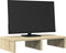 vidaXL - Monitorstandaard - 50x27x10 - cm - bewerkt - hout - sonoma - eikenkleurig