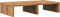 vidaXL - Monitorstandaard - 50x27x10 - cm - bewerkt - hout - artisanaal - eikenkleur