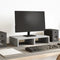 vidaXL - Monitorstandaard - 50x27x10 - cm - bewerkt - hout - betongrijs