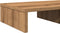 vidaXL - Monitorstandaard - 50x27x10 - cm - bewerkt - hout - artisanaal - eikenkleur