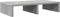 vidaXL - Monitorstandaard - 50x27x10 - cm - bewerkt - hout - betongrijs