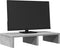 vidaXL - Monitorstandaard - 50x27x10 - cm - bewerkt - hout - betongrijs