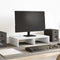 vidaXL - Monitorstandaard - 50x27x10 - cm - bewerkt - hout - wit