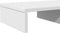 vidaXL - Monitorstandaard - 50x27x10 - cm - bewerkt - hout - wit