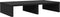 vidaXL - Monitorstandaard - 50x27x10 - cm - bewerkt - hout - zwart