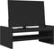 vidaXL - Monitorstandaard - 50x27x10 - cm - bewerkt - hout - zwart