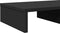 vidaXL - Monitorstandaard - 50x27x10 - cm - bewerkt - hout - zwart