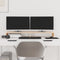 vidaXL - Monitorstandaard - 50x27x10 - cm - massief - grenenhout - wit
