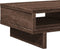 vidaXL - Monitorstandaard - 50x27x15 - cm - bewerkt - hout - bruin - eikenkleurig