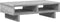 vidaXL - Monitorstandaard - 50x27x15 - cm - bewerkt - hout - grijs - sonoma - eiken