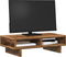 vidaXL - Monitorstandaard - 50x27x15 - cm - bewerkt - hout - oud - houtkleurig