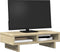 vidaXL - Monitorstandaard - 50x27x15 - cm - bewerkt - hout - sonoma - eikenkleurig