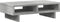 vidaXL - Monitorstandaard - 50x27x15 - cm - bewerkt - hout - betongrijs