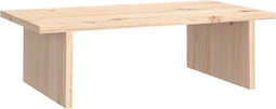 vidaXL - Monitorstandaard - 50x27x15 - cm - massief - grenenhout